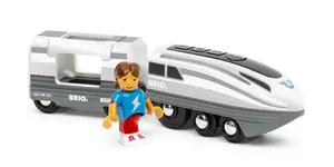 Train Ravensburger BRIO Turbo Train battery AA x2, recommended age 3+ — black/blue/grey/red/white