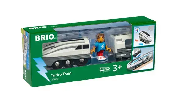 Ravensburger BRIO Turbo Train — battery toy train Photo 2