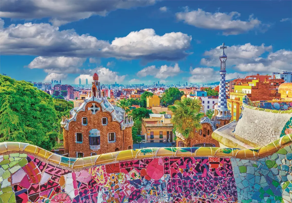 Clementoni Puzle 1000 gab. CB Park Güell Barcelona Photo 2