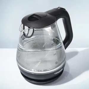 Электрический стеклянный чайник Tiross TS-2708, 1,2 л, 1630 Вт, синий