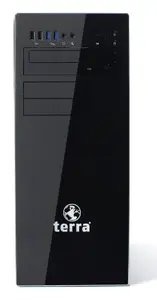 Stacionārais dators Terra PC-HOME 6000 — AMD Ryzen 5 PRO 8500G, 16 GB DDR5, 1 TB SSD, Windows 11 Home, Midi Tower (melns)