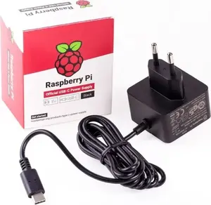 Блок питания Raspberry Official чёрный 5.1A / 3A для Raspberry Pi (чёрный)