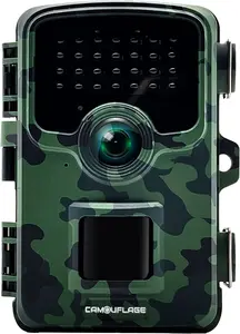 Trail Camera Camouflage Camouflage EZ20 — digital wildlife camera, motion-activated, battery-powered