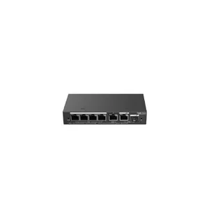 Managed L2 Gigabit PoE Switch Ruijie RG-ES206GS-P — 6× Gigabit (10/100/1000), IEEE 802.3af/at, 54V DC, rack-mount