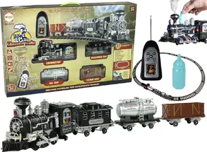 Toy Train Set LEAN Sport R/C 206.5×153.5 cm with Tracks, Sound, Lights, Smoke — Model 9531-uniw
