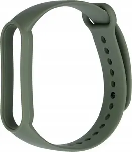 Силиконовый ремешок для XIAOMI Mi Band 5/6/7 — зелёный