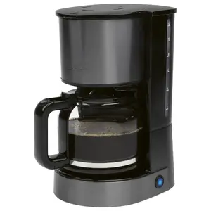 Drip coffee maker ProfiCook PC-KA 1330 — manual, 1.5 L water tank, 14-cup, 800 W, black