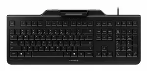 Vadu Cherry CHERRY KC 1000 SC pilna izmēra USB tastatūra, QWERTY, 109 taustiņi, kabelis 1.8 m, melna