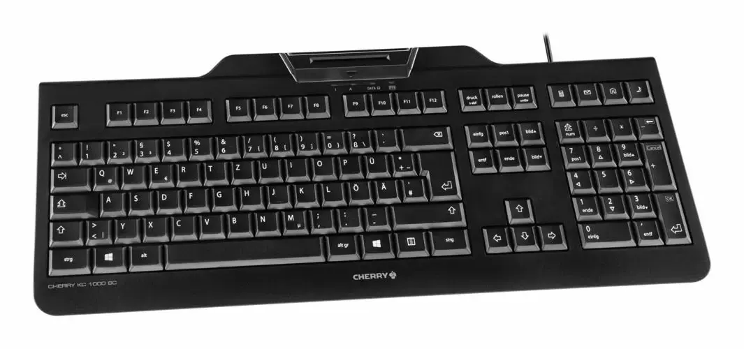 Cherry CHERRY KC 1000 SC vadu pilna izmēra USB tastatūra Photo 2