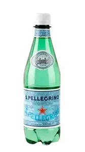 Mineral water s.pellegrino, sparkling, PET bottle 0.5 L (deposit)