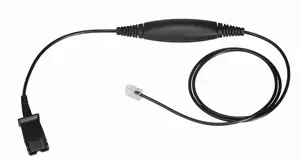 WELL Mairdi MRD-QD009 telefona austiņu reduktors, RJ9 (Avaya) savienotājs