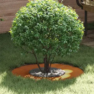 Цветочный горшок VidaXL из стали Corten большой декоративный (модель 873674)