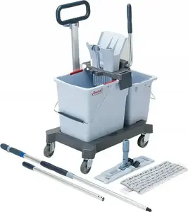 Mops VILEDA UltraSpeed Pro Ready to Go komplekts ar dubulto spaini un spiediena rokturi