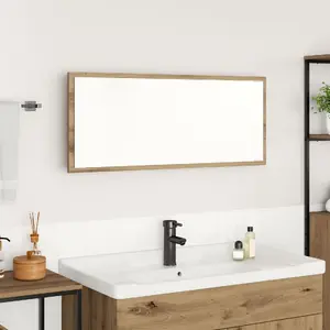 Bathroom mirror VidaXL 875420 – wall mirror in Oak Artisan finish