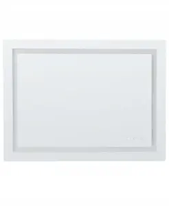 Bathroom LED Mirror Beliani PRENOIS 80 x 60 cm Silver