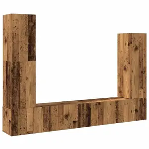 TV cabinet VidaXL 3329217 — wood top and frame, 1000×300×300 mm