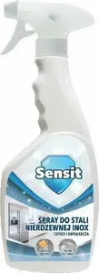 Nerūsējošā tērauda sprejs Sensit 500 ml — Sensit universāls tīrītājs inox virsmām