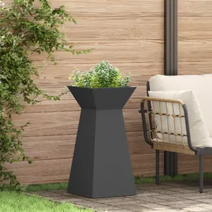 Подставка для растений VidaXL модель 873838 Черный пластик 35 x 35 x 73 см для горшков