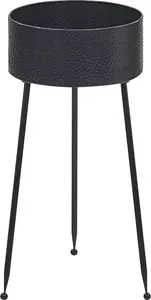 Металлический горшок на подставке Shumee LEIKA 29×26×50 см, черный
