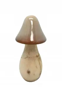 Ceramic decorative mushroom figurine affek design MAVE, 8.2×8.2×15.8 cm