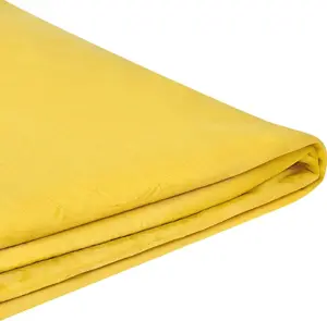 Съёмный чехол для кровати 160 x 200 см Beliani FITOU жёлтый