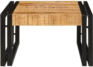 Vannas istabas plaukts VidaXL 40 x 50 x 23 cm Mango cietkoks ar dzelzs rāmi