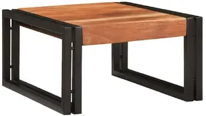 Plaukts VidaXL vannasistabai 40 x 50 x 23 cm no mangopārkoksnes ar dzelzs rāmi