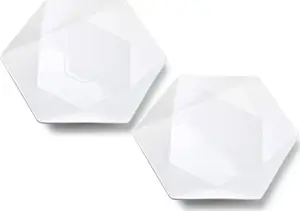 Набор плоских тарелок affek design RALPH WHITE — 2 шт., 32,5×28,5×3 см