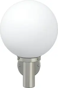 Outdoor wall lamp VidaXL 4005943 Stainless steel, silver, IP44