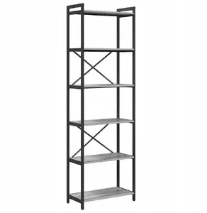 Книжная полка VidaXL Серый дуб Sonoma 60 x 30 x 188 см