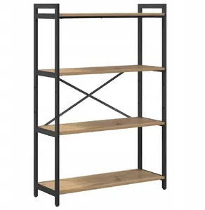 Книжная полка VidaXL 80 x 30 x 118 см Дуб Artisan — открытая стеллажная система