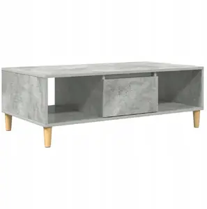 Бетонное кашпо VidaXL Lumarko 103,5×60×35 см, серое