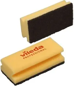 Cleaning sponge VILEDA Professional pot and pan sponge black pad 7x15 cm