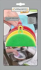 Кухонные силиконовые губки Vespero набор 3 шт SA2937578 (VESP-000372)