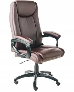 Biroja krēsls Beliani GRACEFUL — tumši brūns ergonomisks