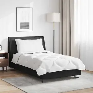 Одеяло с подушкой VidaXL 155 x 220 см белый микрофибра (2 шт.)