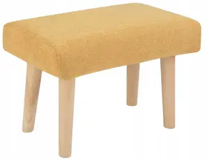 Stool Beliani TAKOMA II — yellow