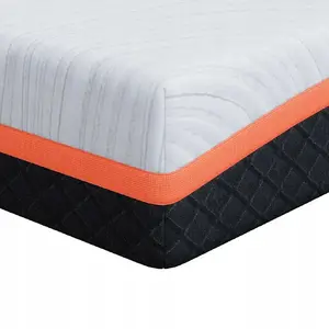 Матрас VidaXL Lumarko из пены 140 x 190 см Бело‑серый