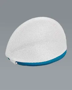 Laundry Bag Rorets 2951 white-blue for washing delicates, mesh carry bag