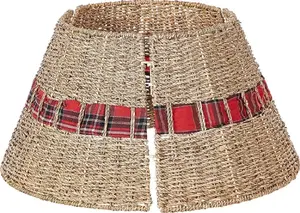 Tree skirt cover from seagrass on stand Ø 49 cm Beliani MARCHE