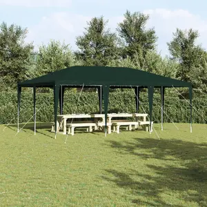 Party Tent VidaXL 6x4 m Green PE — outdoor event marquee canopy
