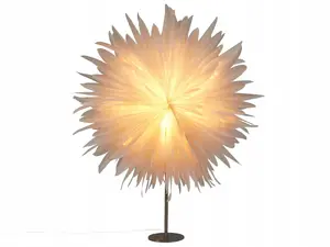 Decorative Christmas lamp Beliani SATOPANTH, white decorative lamp