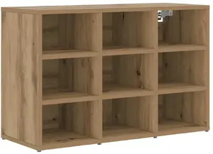 Apavu skapis VidaXL 103×30×51 cm, Oak Artisan apdare, modelis 875207