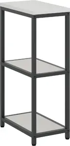 Полка для хранения VidaXL 60 x 50 x 92 см серебристая — кухонная полка