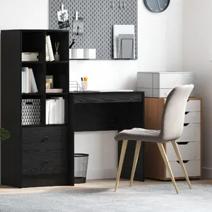 Rakstāmgalds VidaXL Czarne 70 cm x 40 cm melns kompakts