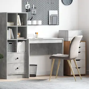 Rakstāmgalds VidaXL modelis 869389 pelēks 80 x 40 cm