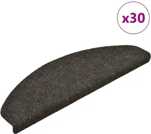 Stair Treads VidaXL self-adhesive 30 pcs Anthracite 65x21x4 cm
