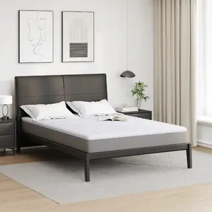 Mattress Protector VidaXL 140 x 200 cm White Polyester Non-Adhesive