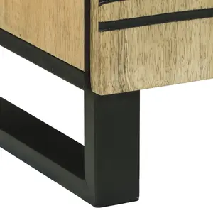 Naktsgaldiņš VidaXL modelis 4017944 no cieta manga koka 50×33×60 cm