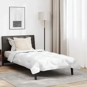 Одеяло с подушкой VidaXL 155 x 220 см Белое Микрофибра